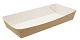 Лоток бумажный 180x80x30мм HD цвет Крафт/Белый Packton (50/500)