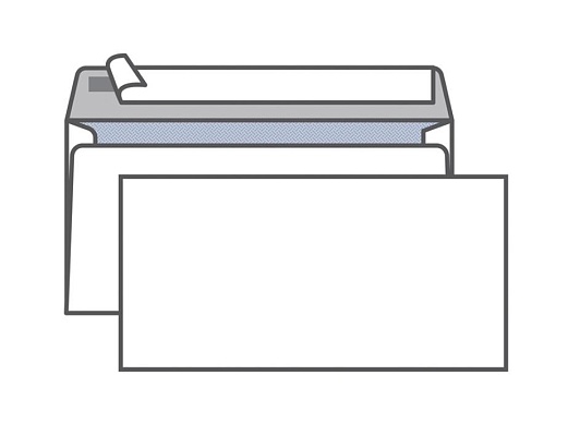 Конверт Е65 б/подсказа, б/окна (х1/100)